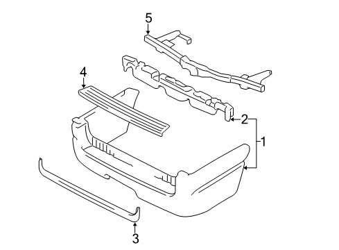 2003 Ford Expedition Rear Bumper Diagram