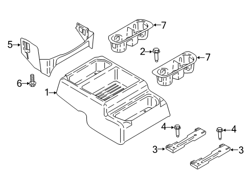 2020 Ford Expedition Console Diagram 5 - Thumbnail