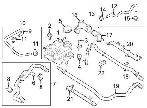 2024 Ford Mustang Hoses, Lines & Pipes Diagram 3 - Thumbnail