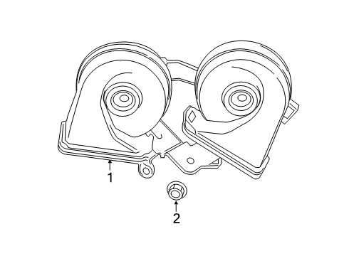 2023 Ford Ranger Horn Diagram