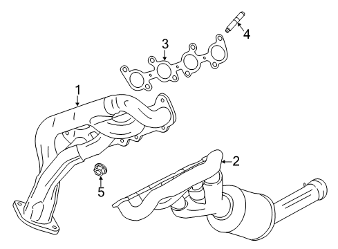 2023 Ford Mustang Exhaust Manifold Diagram