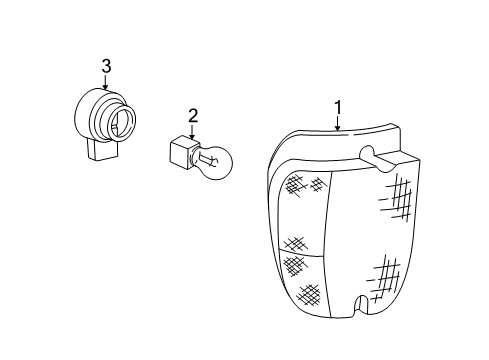 1992 Ford E-350 Econoline Park Lamps Diagram