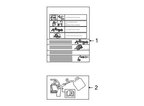 2014 Ford F-150 Information Labels Diagram 2 - Thumbnail