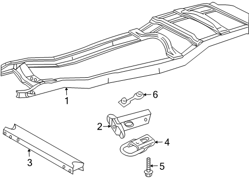 2015 Lincoln Navigator Frame & Components Diagram 1 - Thumbnail