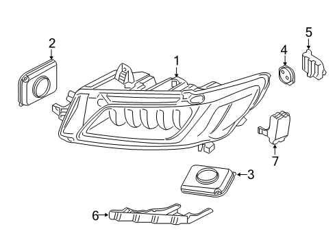 2017 Lincoln Continental Headlamps, Electrical Diagram 2 - Thumbnail