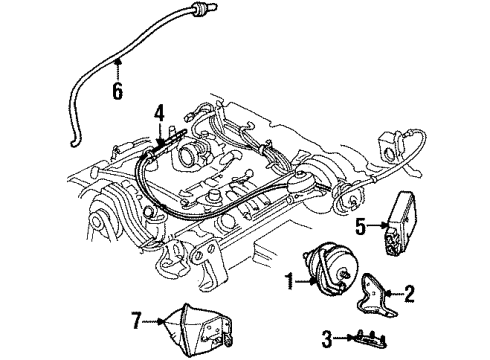 1990 Lincoln Town Car Cruise Control System Diagram