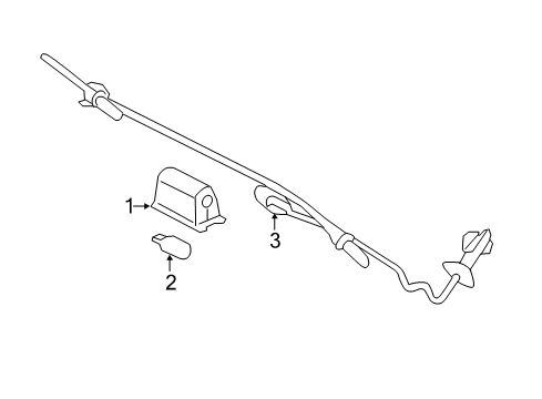 2014 Ford Escape Socket And Wire Assembly - Lamp Diagram for CJ5Z-13412-A