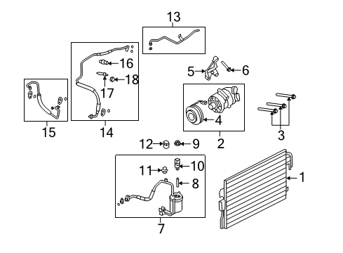 2009 Mercury Mariner Air Conditioner Diagram 2 - Thumbnail