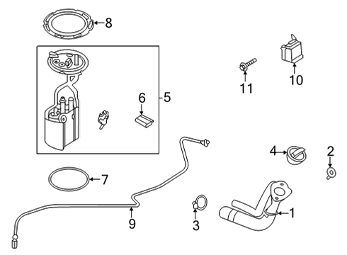 2021 Ford F-250 Super Duty Fuel Supply Diagram 11 - Thumbnail