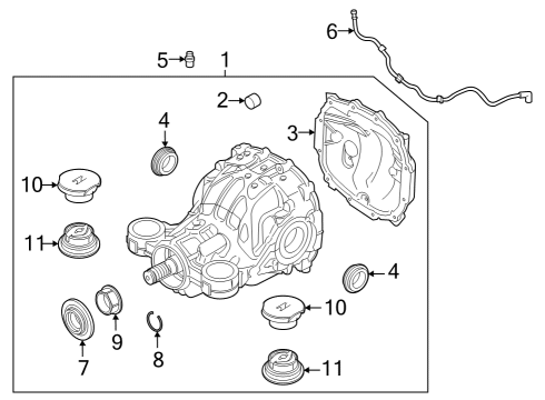 2020 Ford Explorer Rear Drive Components Diagram