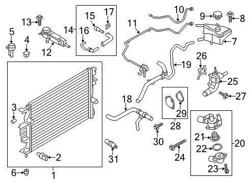 2018 Ford Fusion Gasket Diagram for DS7Z-8255-A