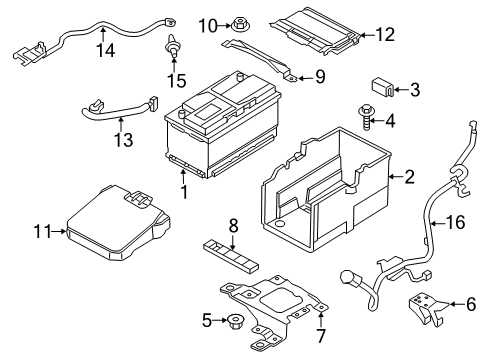 2019 Ford Escape Battery Diagram