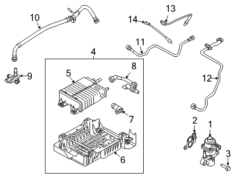 2009 Ford Escape EGR System, Emission Diagram 2 - Thumbnail