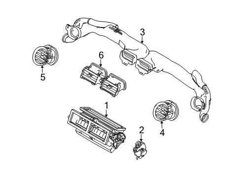 2010 Ford Mustang Ducts Diagram