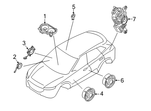 2022 Lincoln Corsair Sound System Diagram 2 - Thumbnail