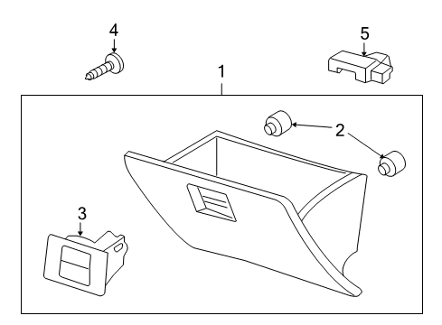 2007 Ford Explorer Sport Trac Glove Box Diagram