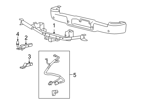 2007 Lincoln Mark LT Tow Hook & Hitch Diagram