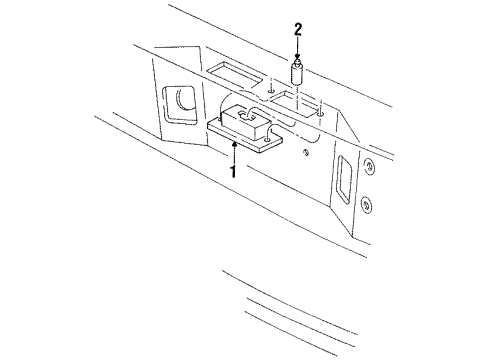 1996 Ford Thunderbird Bulbs Diagram 3 - Thumbnail