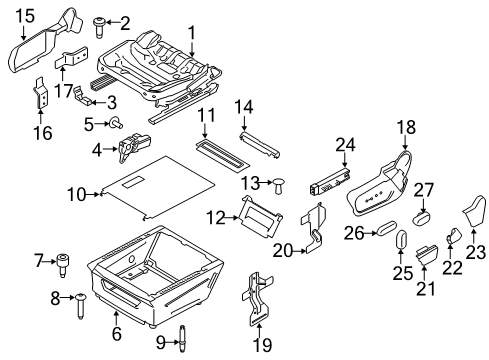 2023 Ford Transit-350 HD Actuator Assembly Diagram for BK2Z-99218A43-A