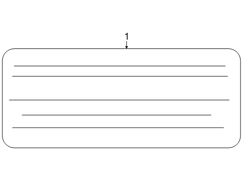 2012 Ford E-150 Information Labels Diagram