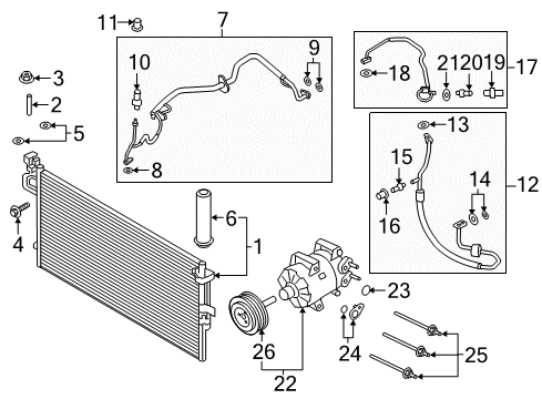 2018 Ford Escape Air Conditioner Diagram 1 - Thumbnail