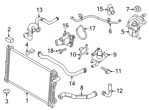 2012 Ford Fusion Hose Assembly Diagram for 9E5Z-8286-F