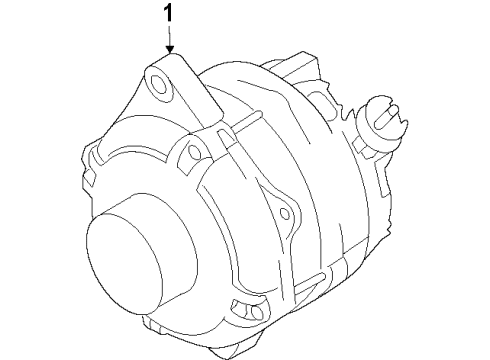 2015 Lincoln MKX Alternator Diagram 1 - Thumbnail