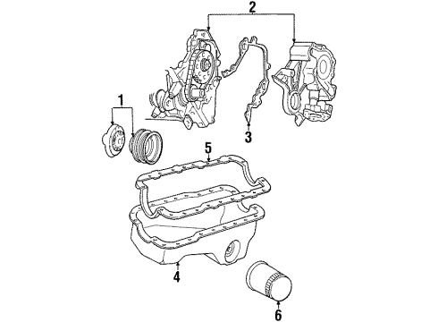 1995 Mercury Cougar Filters Diagram 3 - Thumbnail