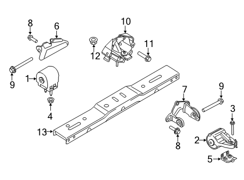 2023 Ford F-150 Bolt Diagram for -W714735-S439