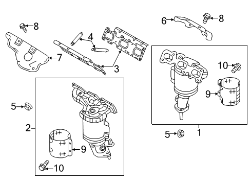 2016 Ford Police Interceptor Utility Exhaust Manifold Diagram 2 - Thumbnail