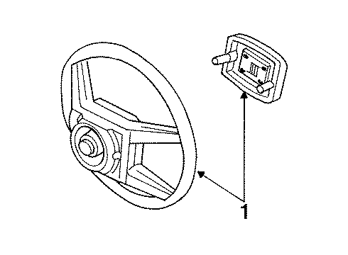 1986 Mercury Marquis Steering Column & Wheel, Steering Gear & Linkage Diagram 4 - Thumbnail