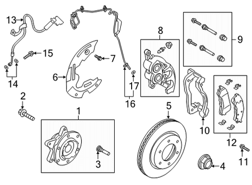 2023 Ford Bronco VALVE ASY - MODULATOR Diagram for MB3Z-2B373-C