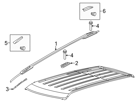 2014 Ford Explorer Roof Trim Diagram