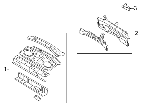 2007 Mercury Milan Rear Body Diagram