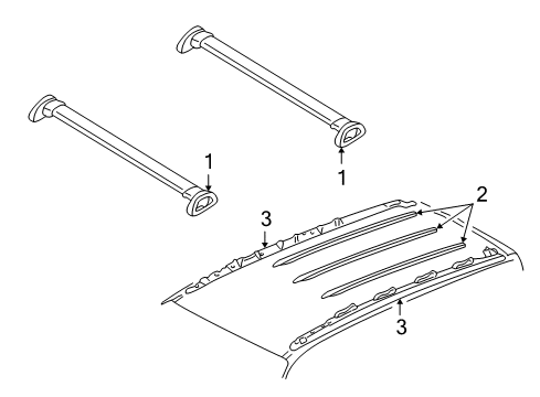 2005 Mercury Mariner Roof Rack Diagram