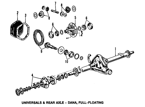 1984 Ford F-350 Wheels Diagram 5 - Thumbnail