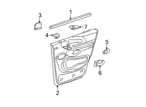 2000 Ford Expedition Housing - Switch Diagram for YL1Z-14527-ABC