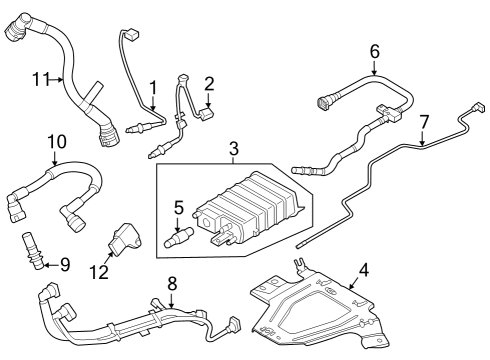 2022 Ford Bronco Emission Components Diagram 3 - Thumbnail