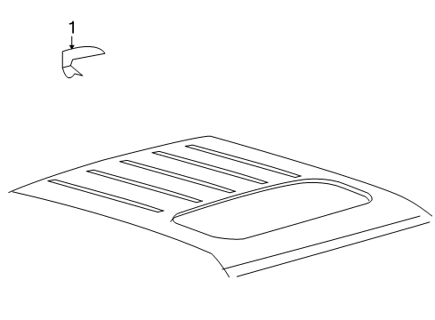 2007 Lincoln Mark LT Exterior Trim - Cab Diagram
