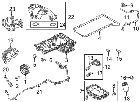 2021 Ford F-250 Super Duty Filters Diagram 4 - Thumbnail