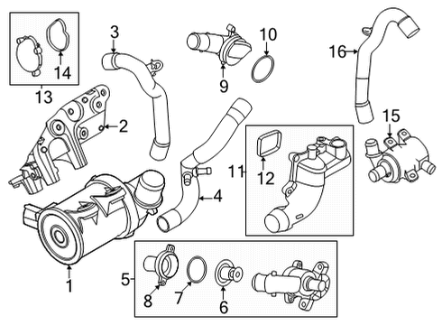 2023 Ford Maverick Water Pump Diagram