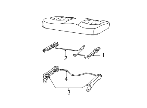 1998 Ford F-150 Tracks & Components Diagram 2 - Thumbnail