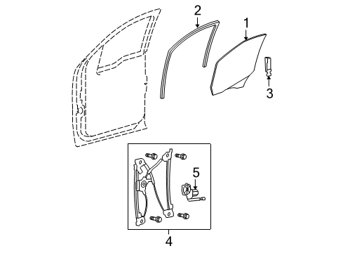 2012 Ford F-150 Front Door Diagram 2 - Thumbnail