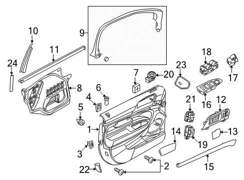 2016 Lincoln MKT Power Seats Diagram 1 - Thumbnail