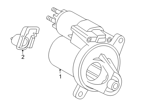 2009 Ford Mustang Starter, Electrical Diagram 3 - Thumbnail