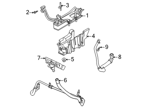 2020 Ford F-250 Super Duty Stud Diagram for -W704941-S442