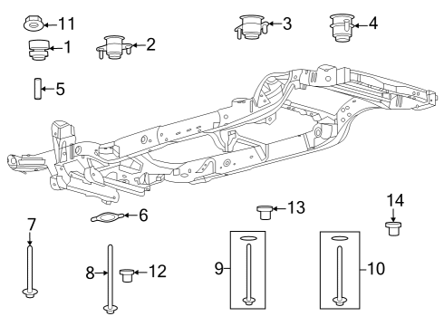 2023 Ford Bronco Body Mounting  Diagram 2 - Thumbnail