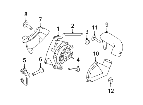 2008 Ford Escape Bolt And Washer Assembly - Hex.Head Diagram for -W709986-S437