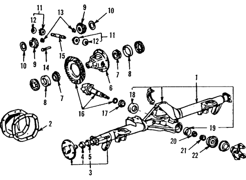 1984 Mercury Capri Emission Components Diagram 2 - Thumbnail