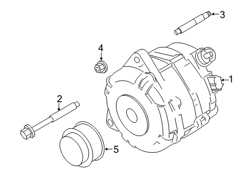 2019 Ford Fusion Alternator Diagram 5 - Thumbnail